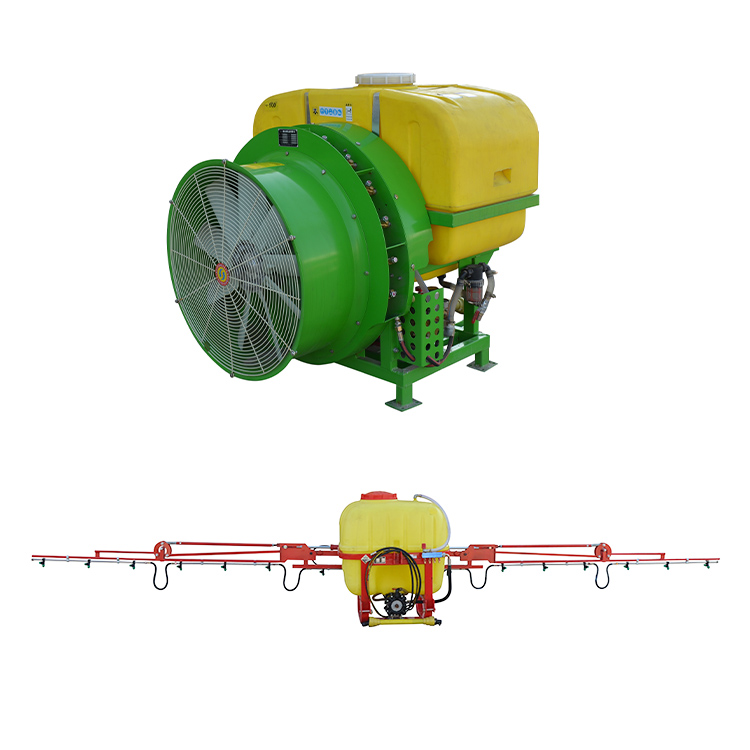 बूम स्प्रेअर आणि एअर ब्लास्ट स्प्रेअरचा भिन्न वापर