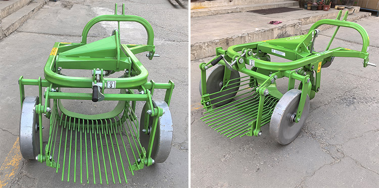 Tractor-mounted Potato Harvester